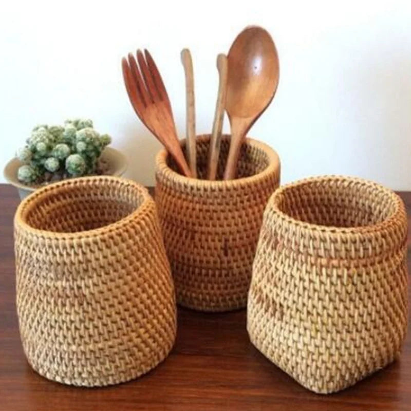 Household Rattan Organizer