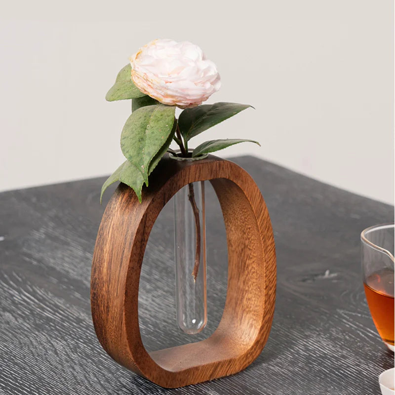 Solid Wood Flower Utensil