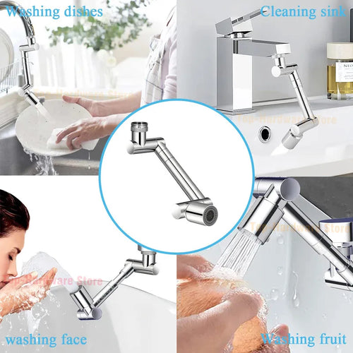 1440° Rotatable Metal Bathroom Tap